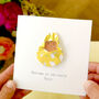 Personalised Origami New Baby Card, thumbnail 3 of 4