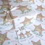 Vintage Star Ireland Christmas Wrapping Paper Pack, thumbnail 2 of 6