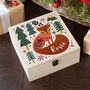 Personalised Scandi Fox Christmas Eve Box, thumbnail 3 of 12