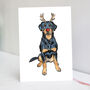 Rottweiler Christmas Card, thumbnail 3 of 7