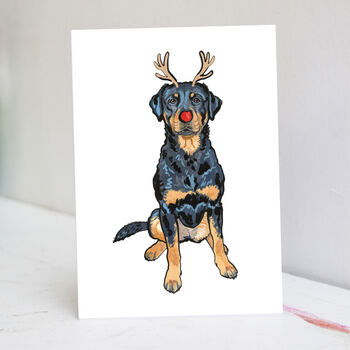 Rottweiler Christmas Card, 3 of 7
