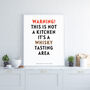 Personalised Not A Kitchen A Whisky Tasting Area Print, thumbnail 1 of 4