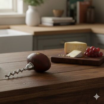 Personalised Vintage Rugby Ball Corkscrew, 2 of 11