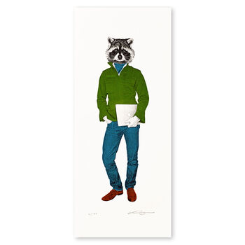 The Raccoon | Silkscreen Print, 2 of 4