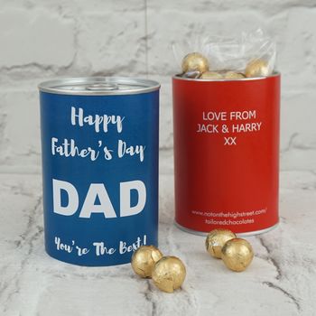Personalised Father's Day Treat Tin Filled With Sweets, 3 of 3