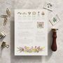 Spring Flowers Oval Invitation Suite, thumbnail 7 of 12