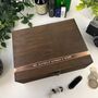 Personalised Wooden Anniversary Keepsake Box, thumbnail 9 of 12