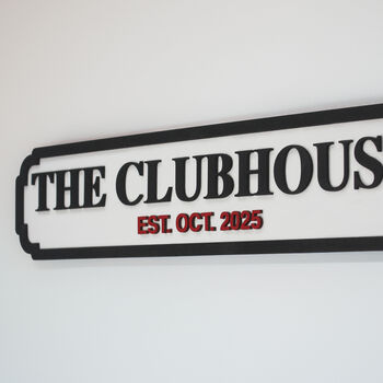 Personalised Street Sign In A Vintage Railway Design, 3 of 7