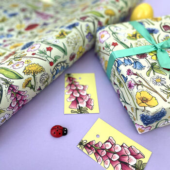 Wildflowers Of Britain Wrapping Paper, 7 of 11