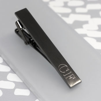 Personalised Initial Tie Clip, 3 of 3