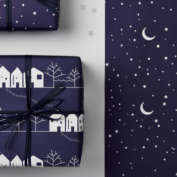 Winter Wonderland Mixed Christmas Wrapping Paper Set, 4 of 7