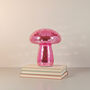 Pink Mushroom Disco Mirror Ball Lamp, thumbnail 1 of 5