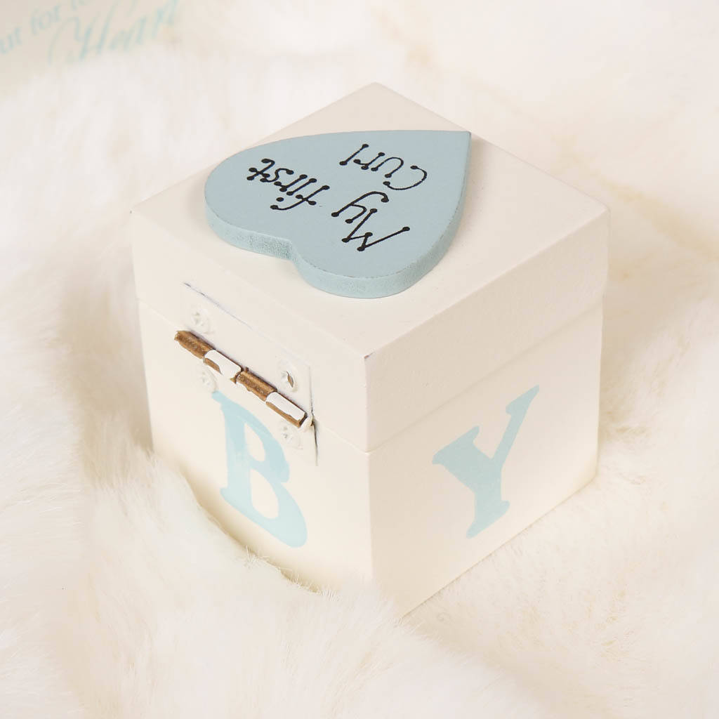 Baby's First Tooth And Curl Keepsake Boxes By Bebe Beau