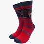 Men's Bamboo Socks Gift Box Christmas Animals, thumbnail 4 of 5