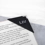 Handmade Personalised Initial Leather Corner Bookmark, thumbnail 1 of 7