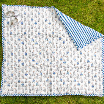 Reversible Baby Play Mat /Duvet, 3 of 5