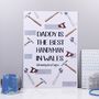 Personalised 'Daddy Is The Best Handyman' Print, thumbnail 8 of 9