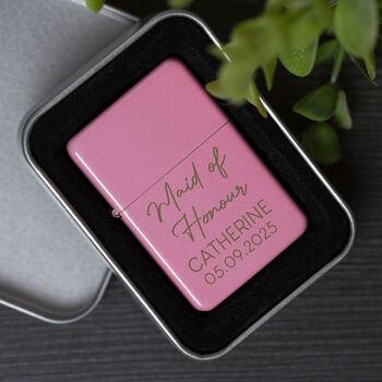 Personalised Wedding Lighter With Gift Box, 3 of 6
