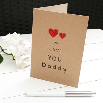 We Love You Daddy Card, 3 of 8