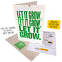 'Let It Grow' Plantable Seed Christmas Card, thumbnail 3 of 10