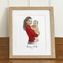 First Mother's Day Watercolour Illustration Gift, thumbnail 1 of 4