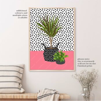 Spotty Palm Plant Print, 4 of 6