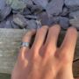 Mens Pinky 8mm Stainless Steel Silver Or Gold Ring, thumbnail 3 of 10