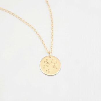 Personalised 'Initial' Zodiac Constellation Necklace, 3 of 12