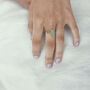 Aqua Aura Chalcedony And Apatite Ring, thumbnail 6 of 9