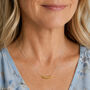 Gold Plated Sterling Silver Rings Necklace, thumbnail 5 of 5