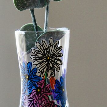 Wildflower Hand Painted Bud Vase, 2 of 5