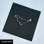 Happy Birthday Astrology Constellation Card Hand Made, thumbnail 9 of 12