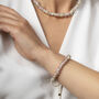 Summer Rose Glass Beaded Bracelet, thumbnail 3 of 4