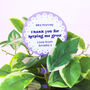 Thank You For Helping Me Grow Teacher Plant Marker, thumbnail 1 of 6