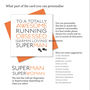 Personalised Card For Running Fitness Lovers, thumbnail 2 of 2