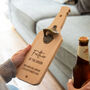 Personalised Wall Mounted Bottle Opener Father Of The Bride Or Groom Gift, thumbnail 1 of 6