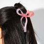 Pink Bow Hair Claw Clip, thumbnail 2 of 7
