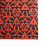 Red Orange Grey Hand Printed Canvas Place Mat Set, thumbnail 3 of 12