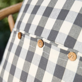 Gingham Extra Large Cushion, 6 of 6