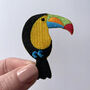 Toucan Iron On Patch, thumbnail 1 of 3