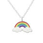 Rainbow Sterling Silver Necklace, thumbnail 7 of 7