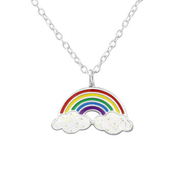 Rainbow Sterling Silver Necklace, 7 of 7