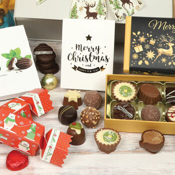 Large Christmas Hamper Filled With Luxury Chocolate Treats. The Perfect Festive Gift, 4 of 4