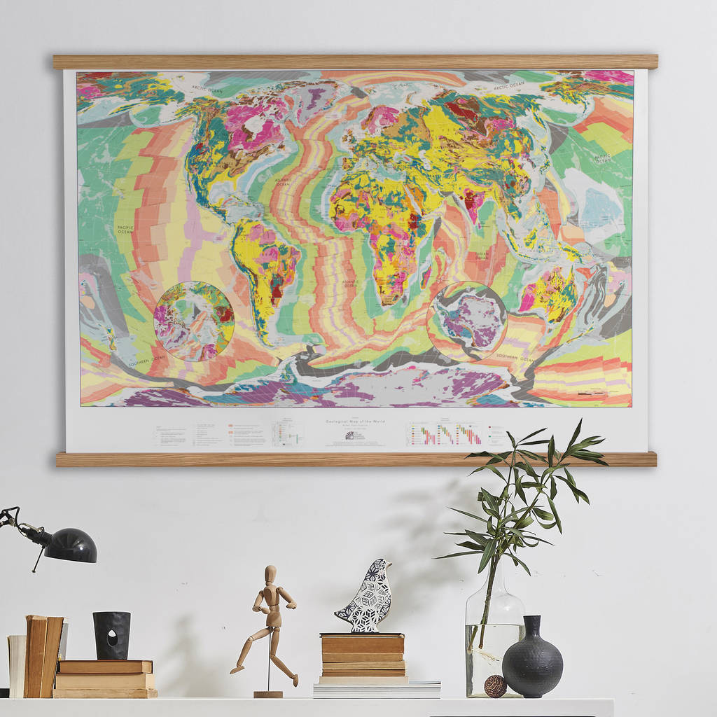 World Geology Map, 1 of 12