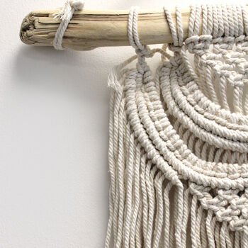 Two Waves Macrame Wall Hanging, 2 of 3