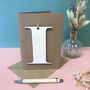 Personalised Initial Letter Good Luck Card, thumbnail 12 of 12