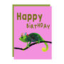Chameleon Birthday Card, thumbnail 4 of 4