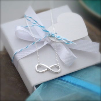 Sterling Silver Infinity Necklace, 11 of 12