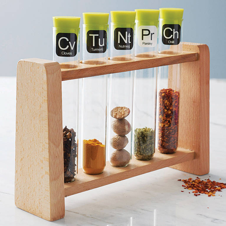 Scientific Spice Rack With Spices, 1 of 7