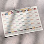 Personalised Wall Planner | 2026 Year Calendar, thumbnail 3 of 6
